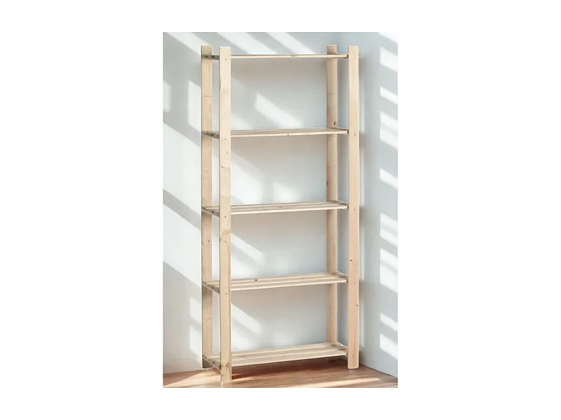 Eenvoudige houten plank 5 planken 175 x 80 x 30 cm