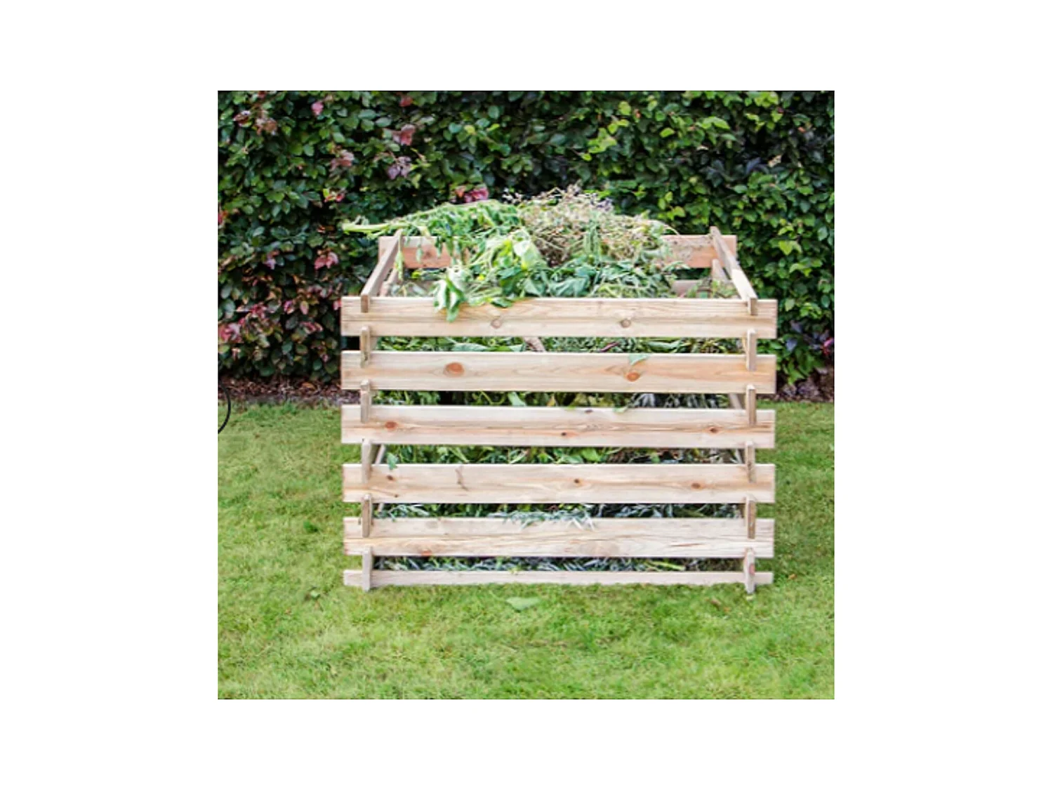 Composteur en bois 530L - Écologique, robuste et grande capacité