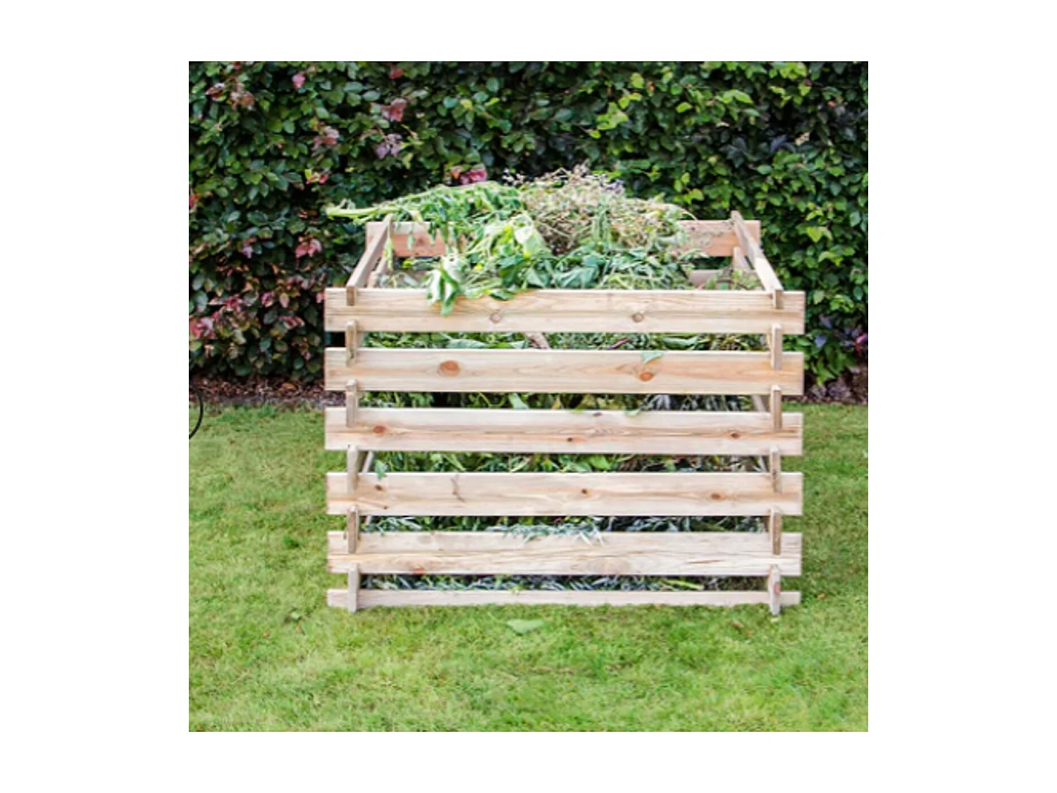 Composteur en bois 530L - Écologique, robuste et grande capacité