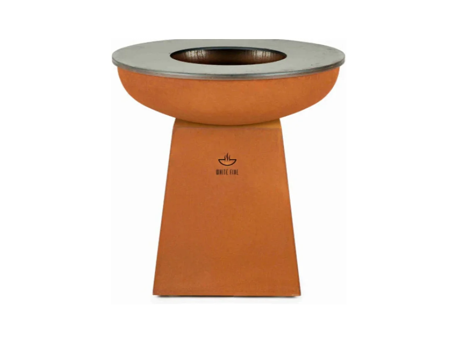 Barbecue Acier Corten D.99cm - White Fire