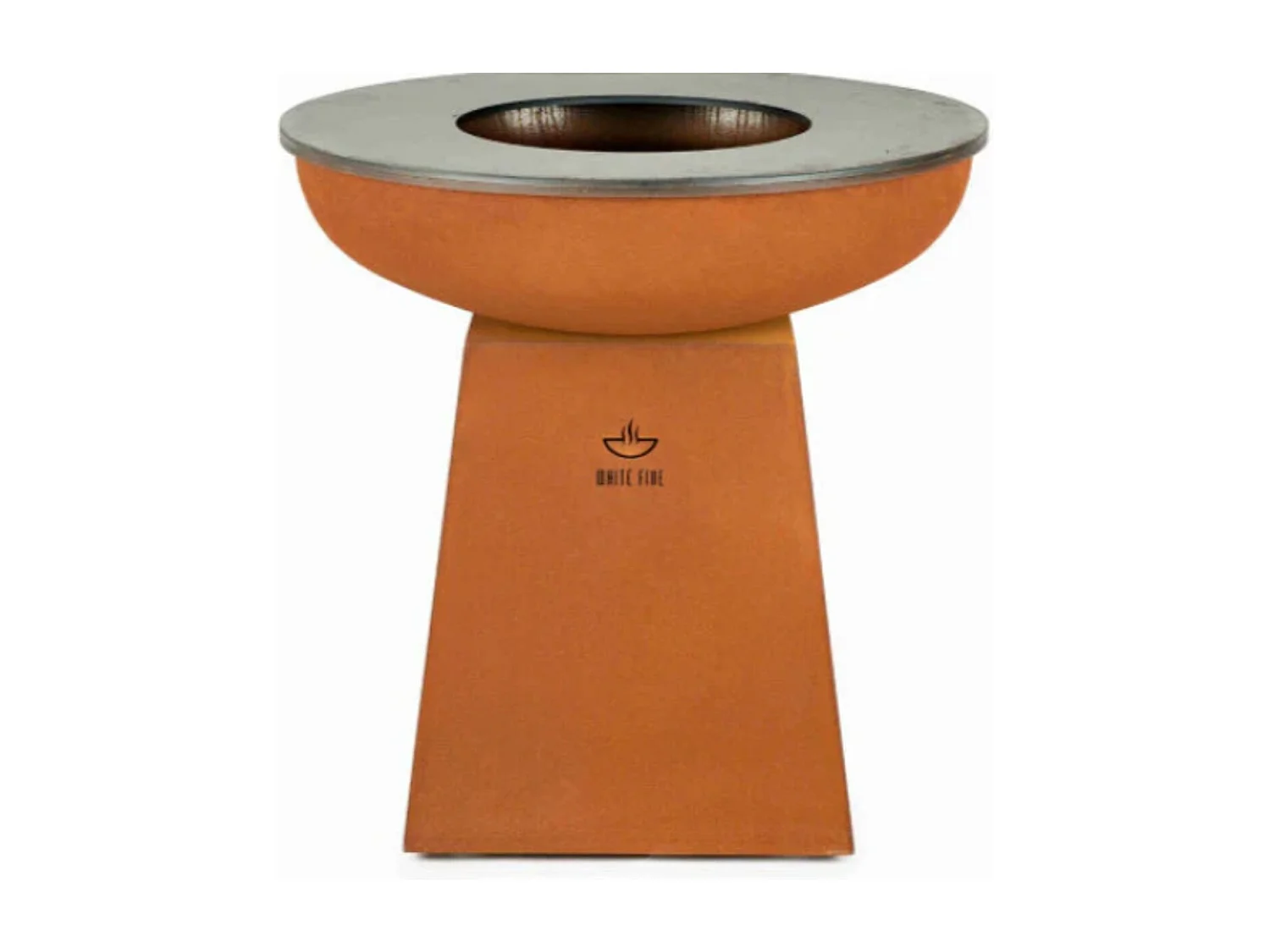 Barbecue Acier Corten D.99cm - White Fire