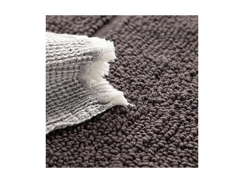 Tapis de Salle de Bain "William" 50x80cm Gris