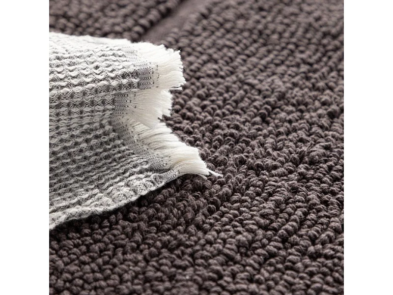 Tapis de Salle de Bain "William" 50x80cm Gris