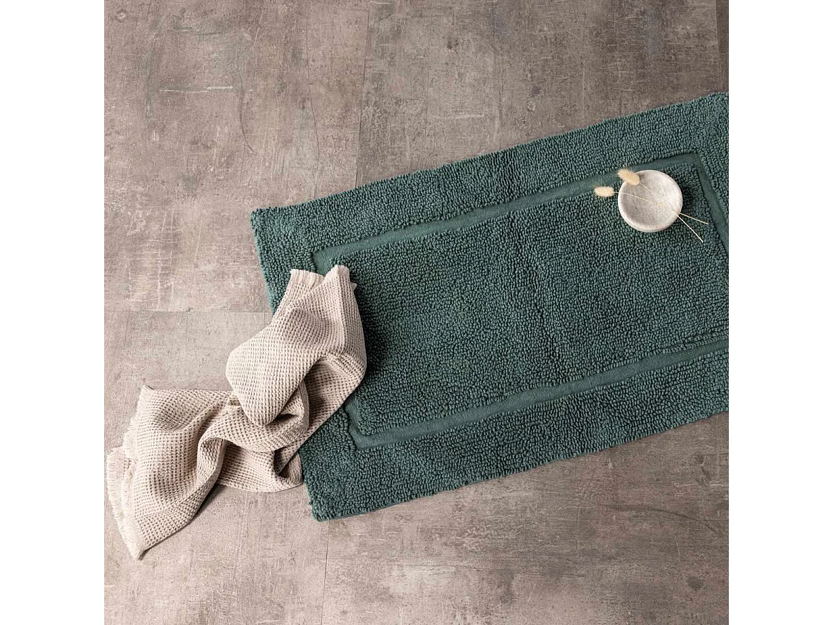 Tapis de Salle de Bain "William" 50x80cm Vert