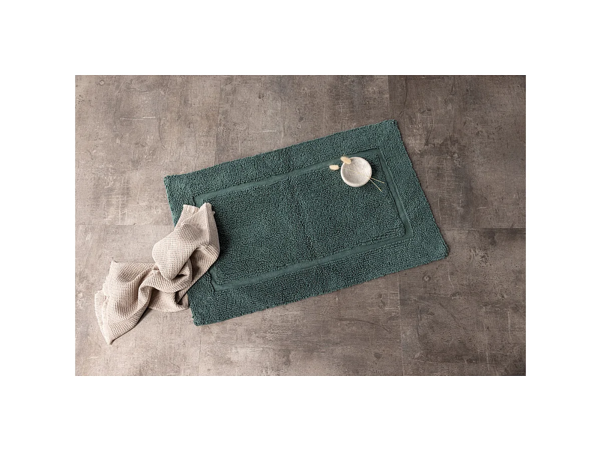 Tapis de Salle de Bain "William" 50x80cm Vert