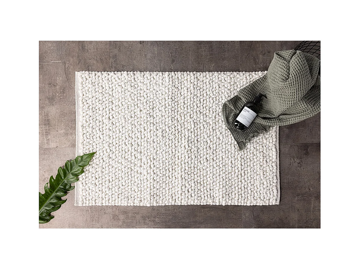 Wilmer Badematte 80x50cm Weiß.