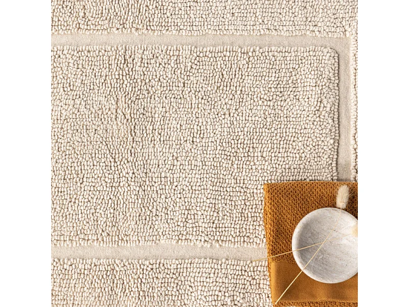 Tapis de Salle de Bain "William" 60x90cm Beige
