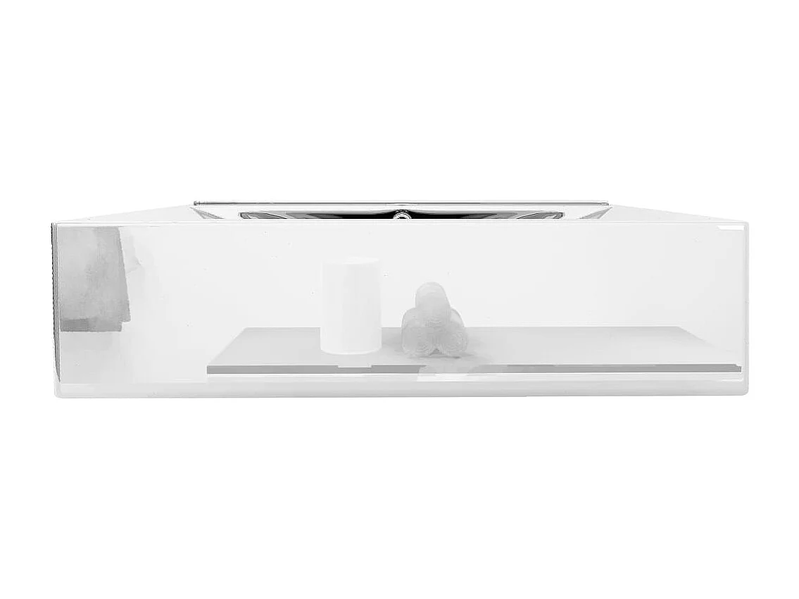 Vasque à poser-Lavabo avec trop-plein 60x46x16 cm Céramique Argenté