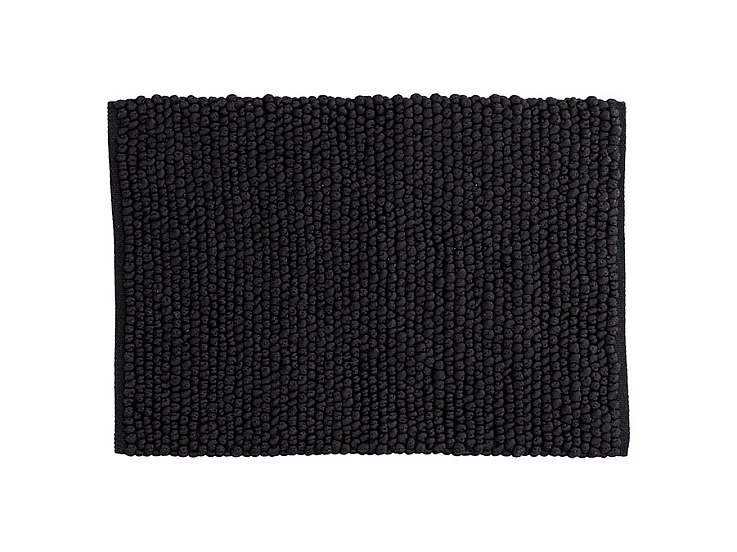 Tapis de Salle de Bain "Wilmer" 50x80cm Noir