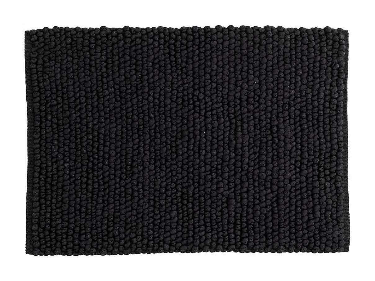 Tapis de Salle de Bain "Wilmer" 50x80cm Noir