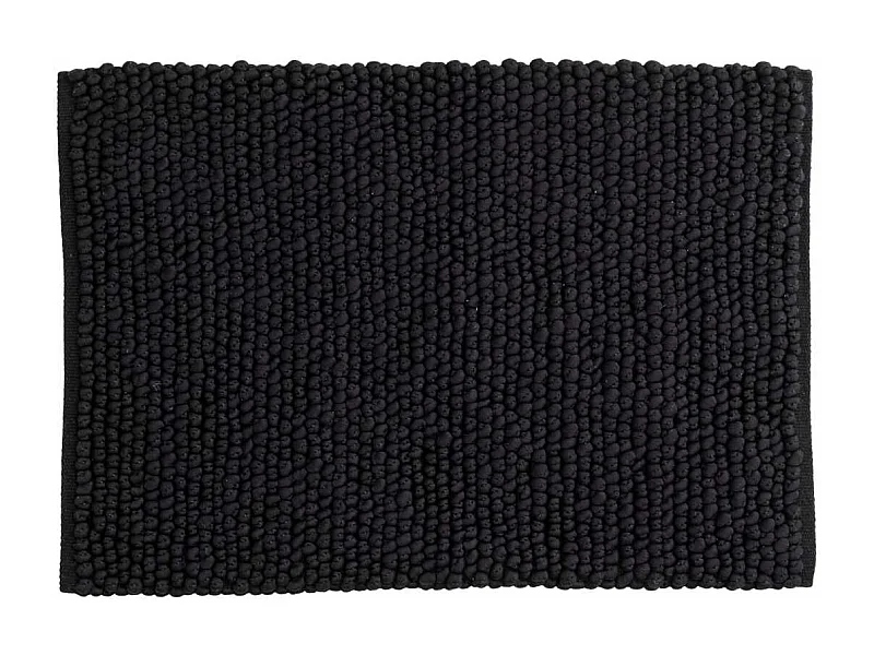 Tappetino da bagno Wilmer 80x50cm nero.