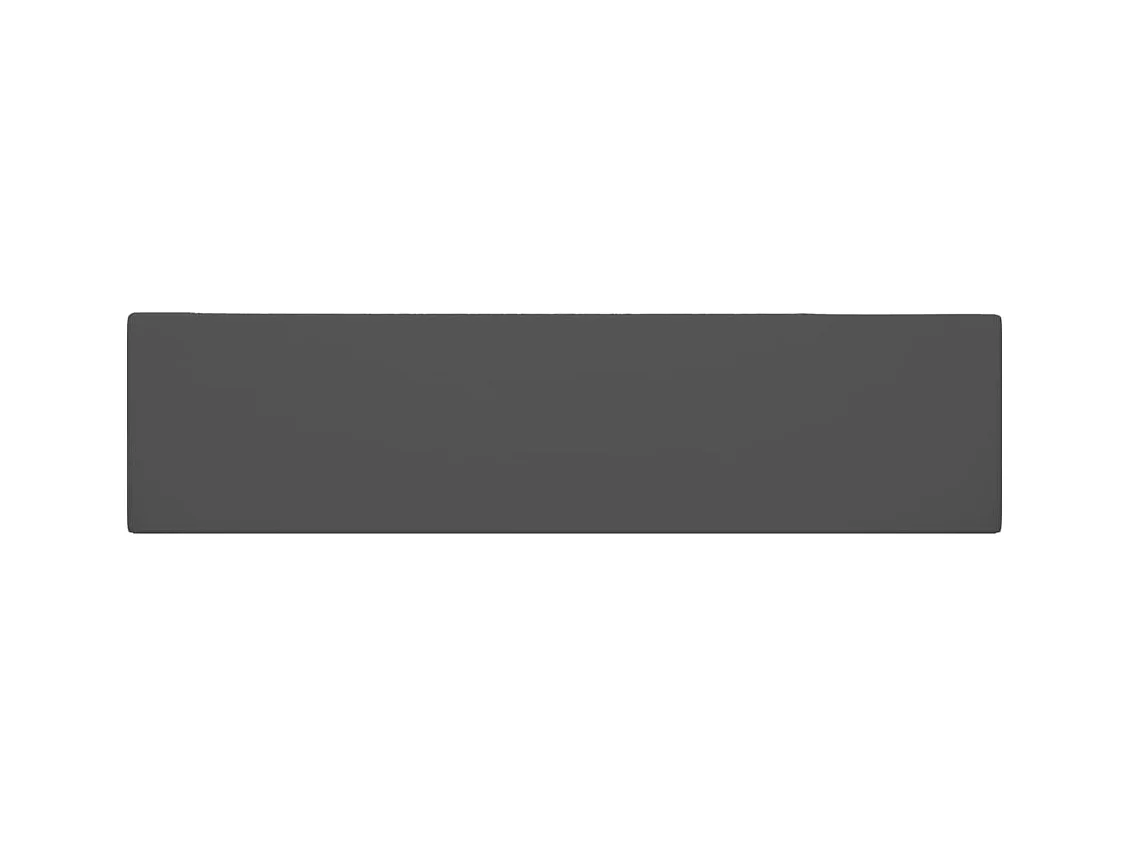 Lavabo salle de bain-Vasque à poser avec trop-plein Céramique Gris foncé