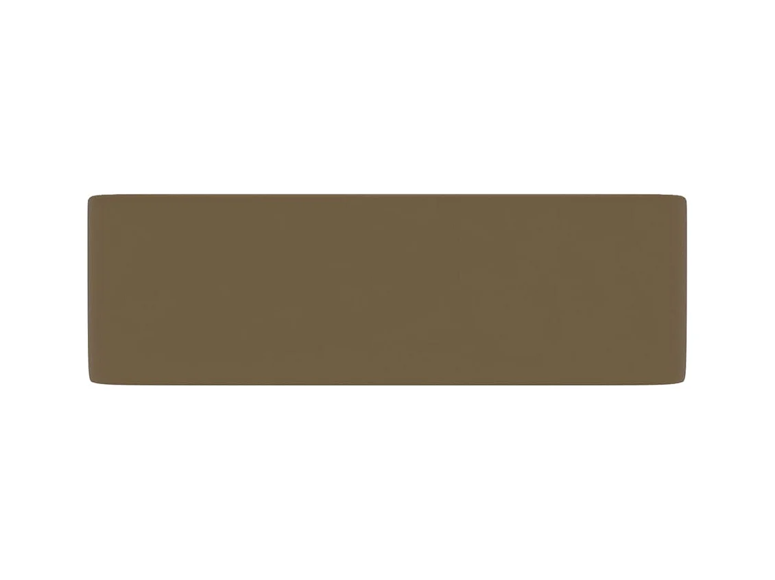 Lavabo salle de bain-Lavabo de luxe Crème mat 41x30x12 cm Céramique