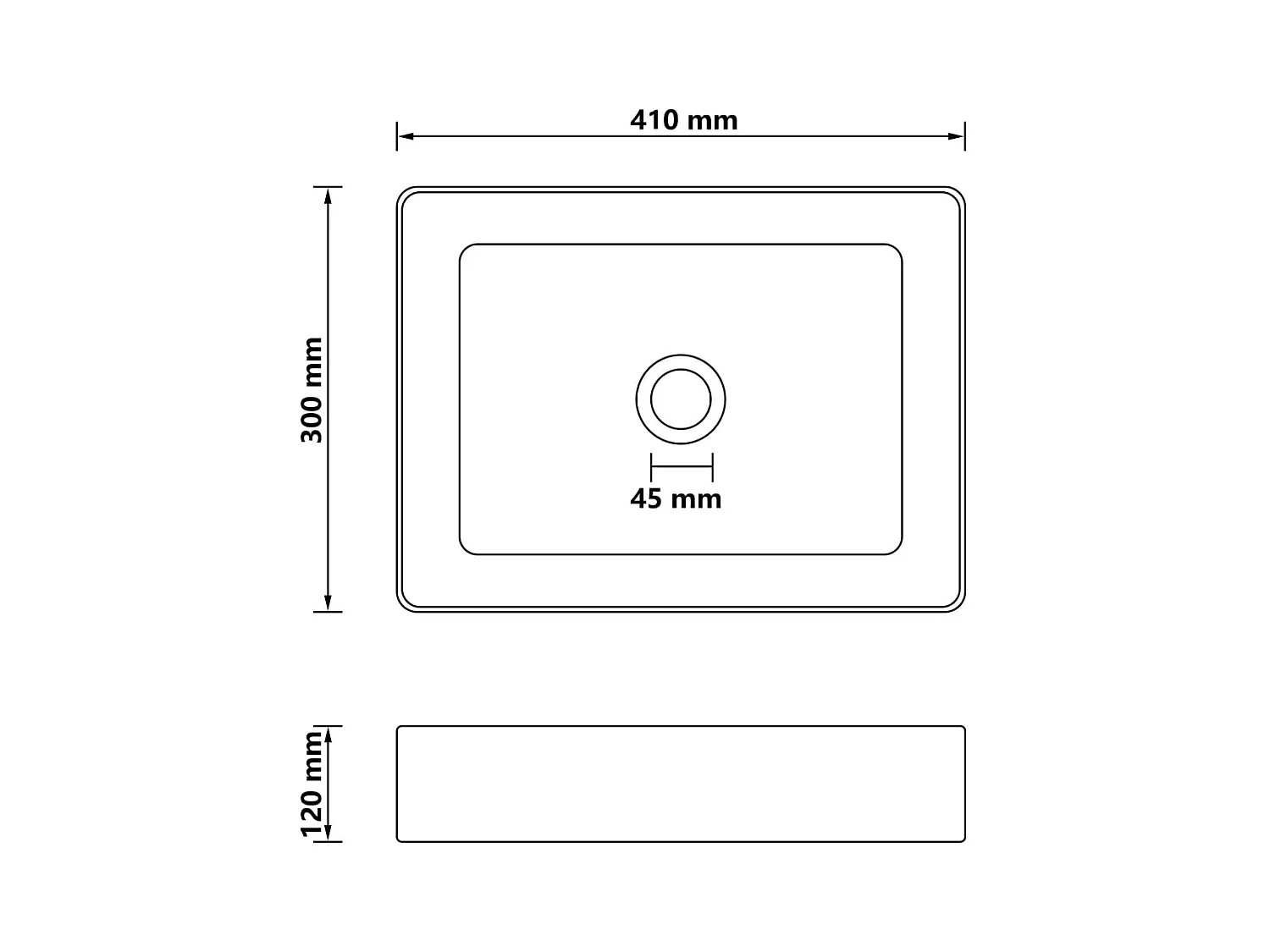 Lavabo salle de bain-Lavabo de luxe Crème mat 41x30x12 cm Céramique