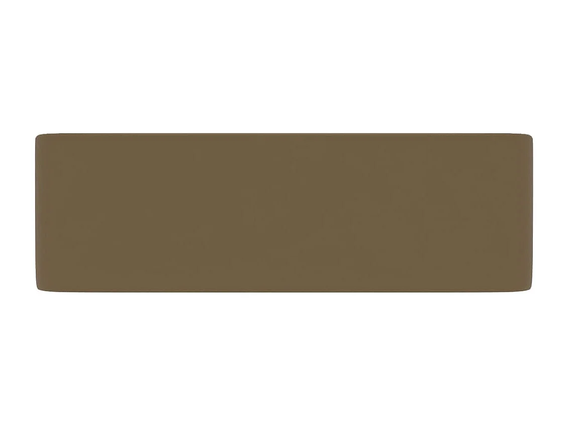 Lavabo salle de bain-Lavabo de luxe Crème mat 41x30x12 cm Céramique