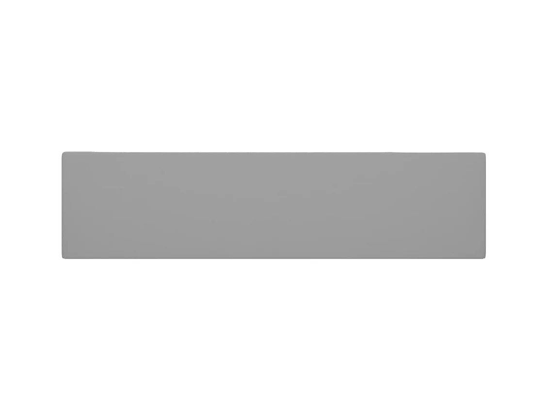 Lavabo salle de bain-Vasque à poser avec trop-plein Céramique Gris clair