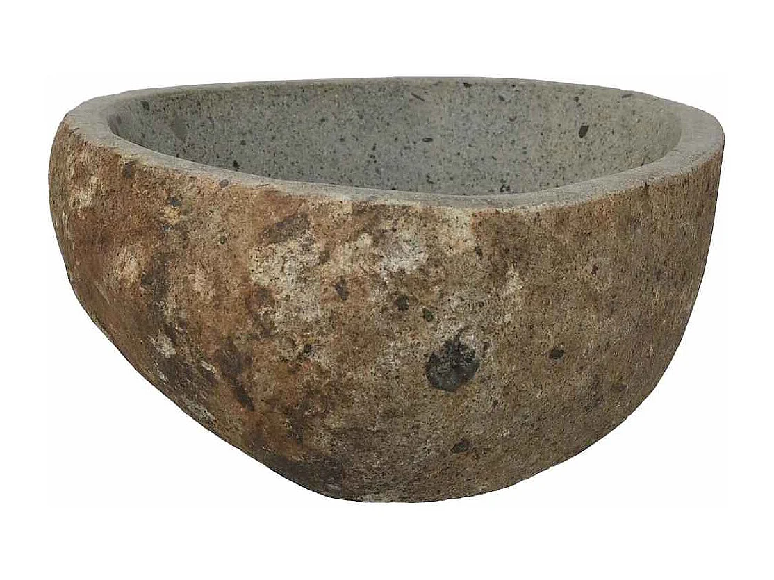 Lavabo | Bassin Gris clair (30-37) x (25-30) x 12 cm Pierre de Rivière