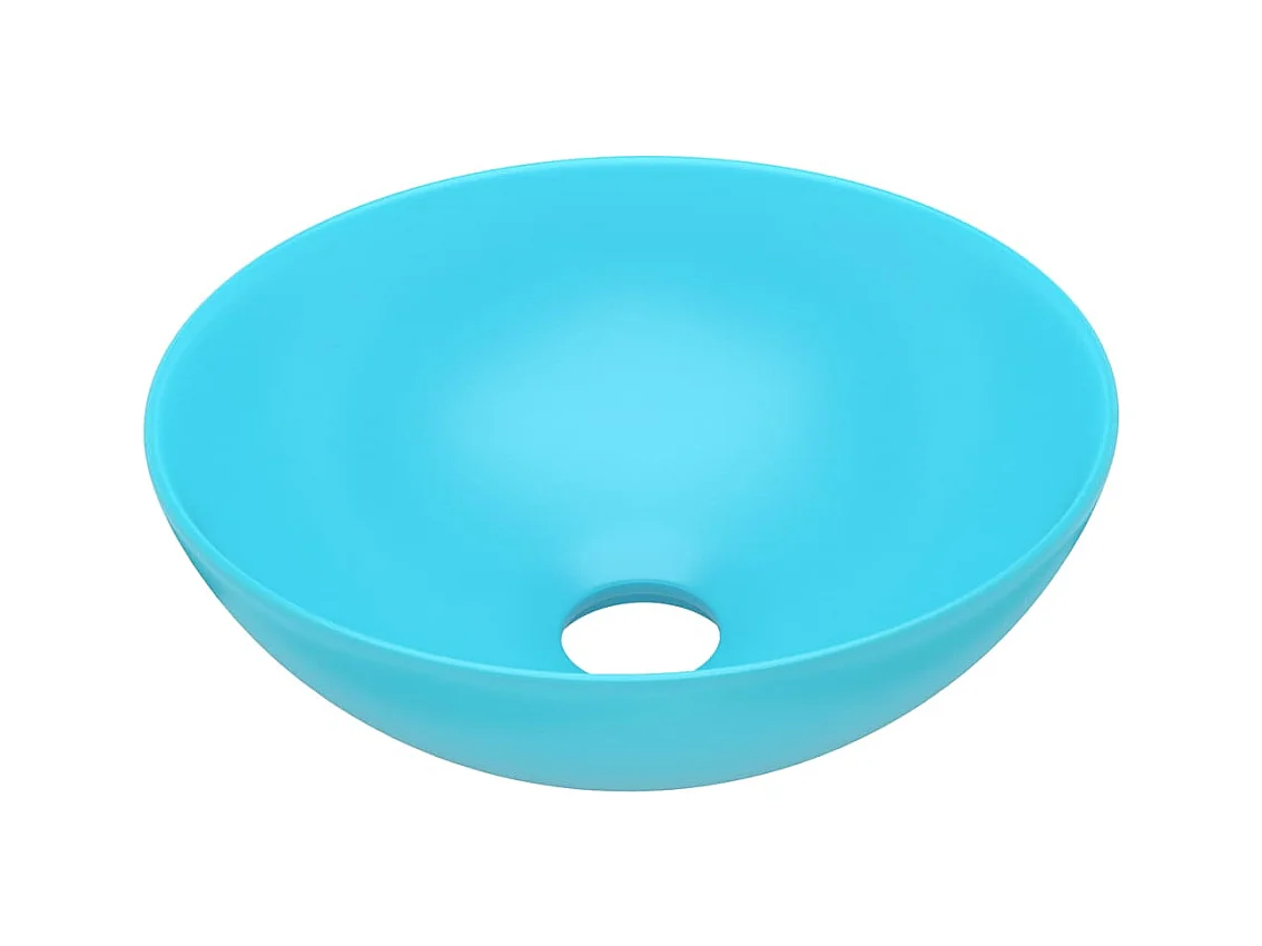 Lavabo salle de bain-Vasque à poser Céramique Vert Rond