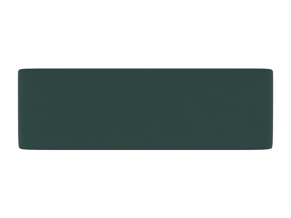 Lavabo salle de bain-Lavabo de luxe Vert foncé mat 41x30x12 cm Céramique