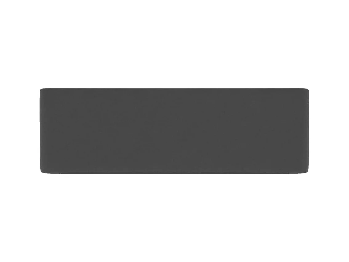 Lavabo salle de bain-Lavabo de luxe Gris foncé mat 41x30x12 cm Céramique