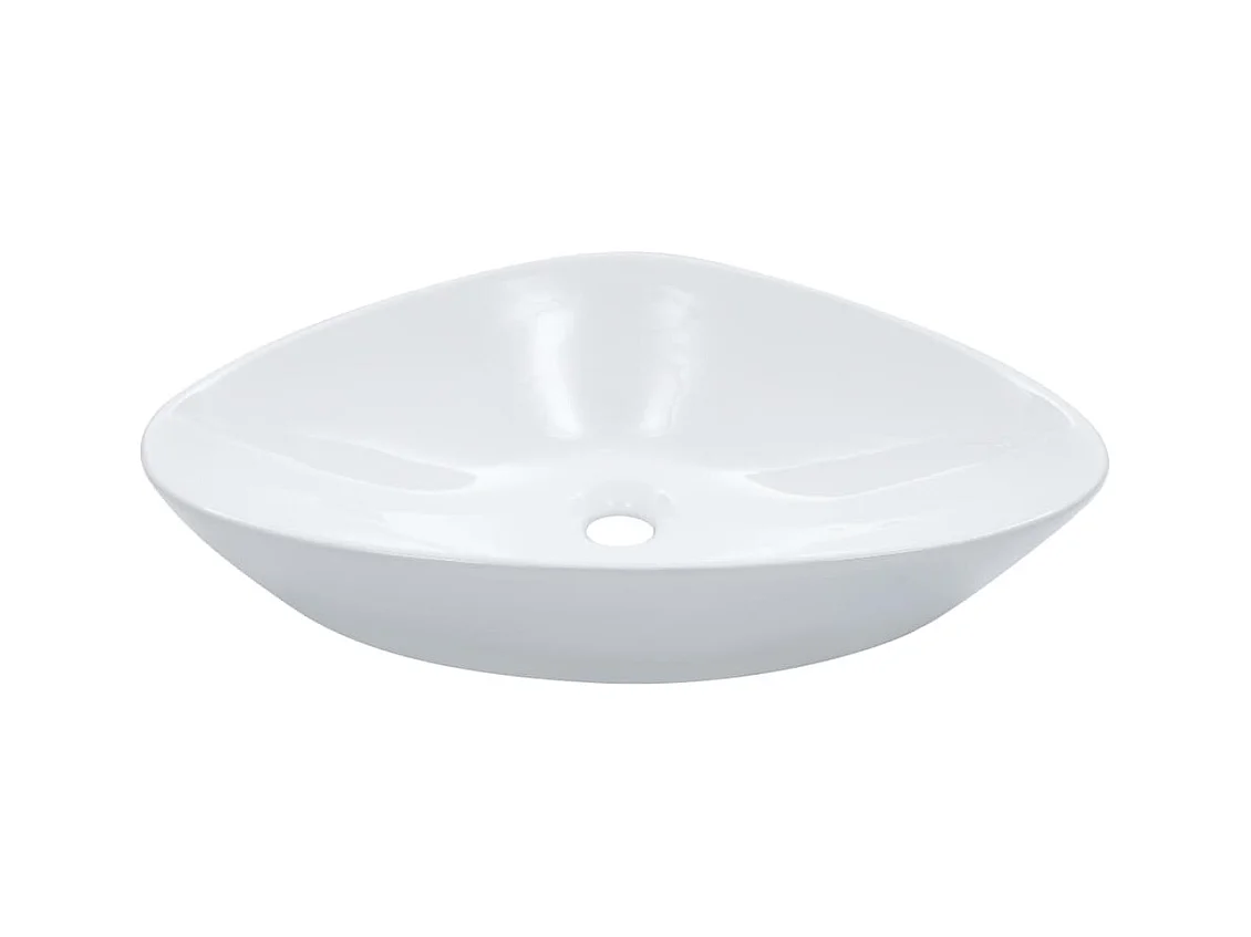 Lavabo salle de bain-Vasque à poser 58,5 x 39 x 14 cm Céramique Blanc