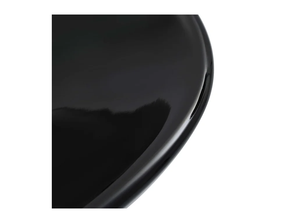 Lavabo salle de bain-Vasque à poser 58,5 x 39 x 14 cm Céramique Noir