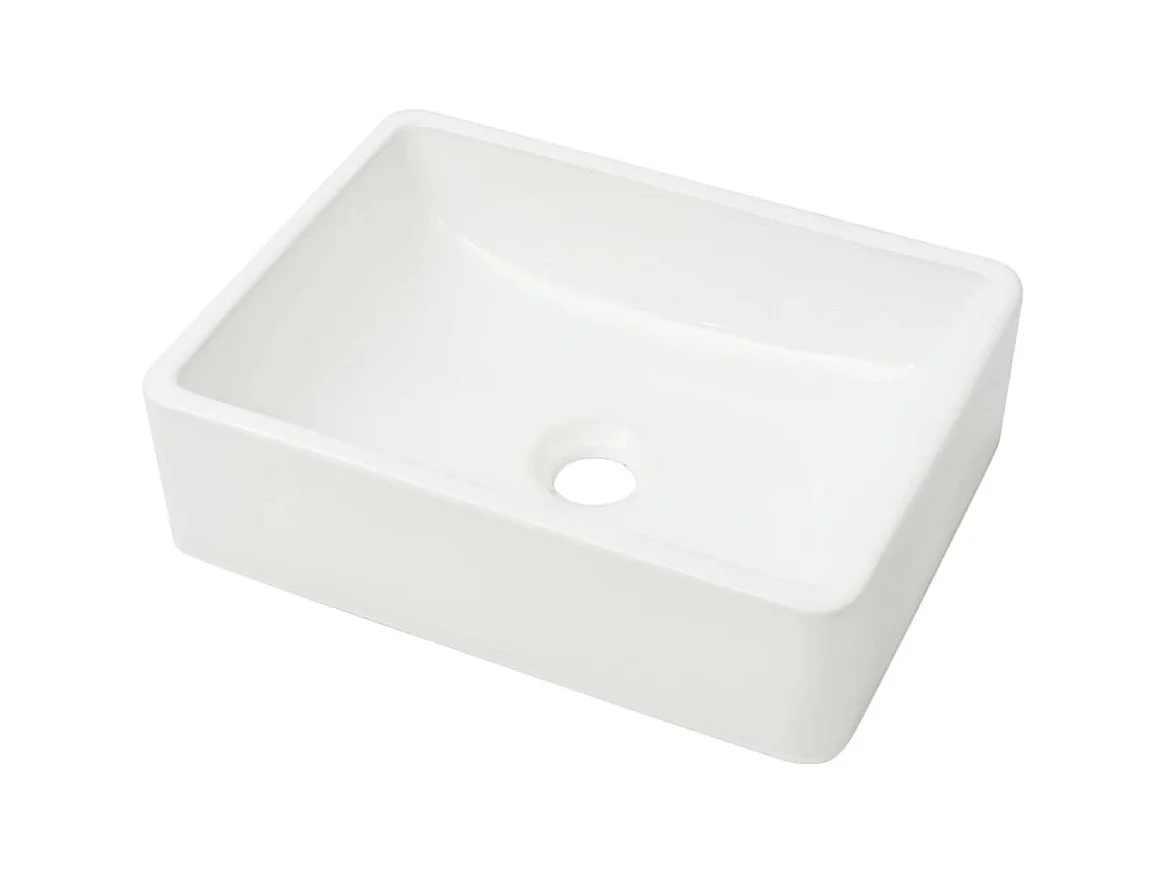 Vasque à poser-Lavabo Céramique Blanc 41 x 30 x 12 cm
