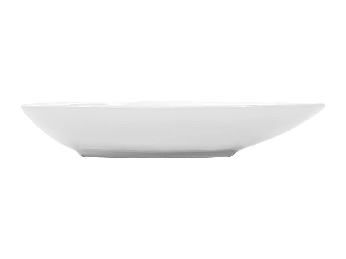Vasque à poser Lavabo | Évier triangulaire Céramique Blanc 645 x 455 x 115 mm