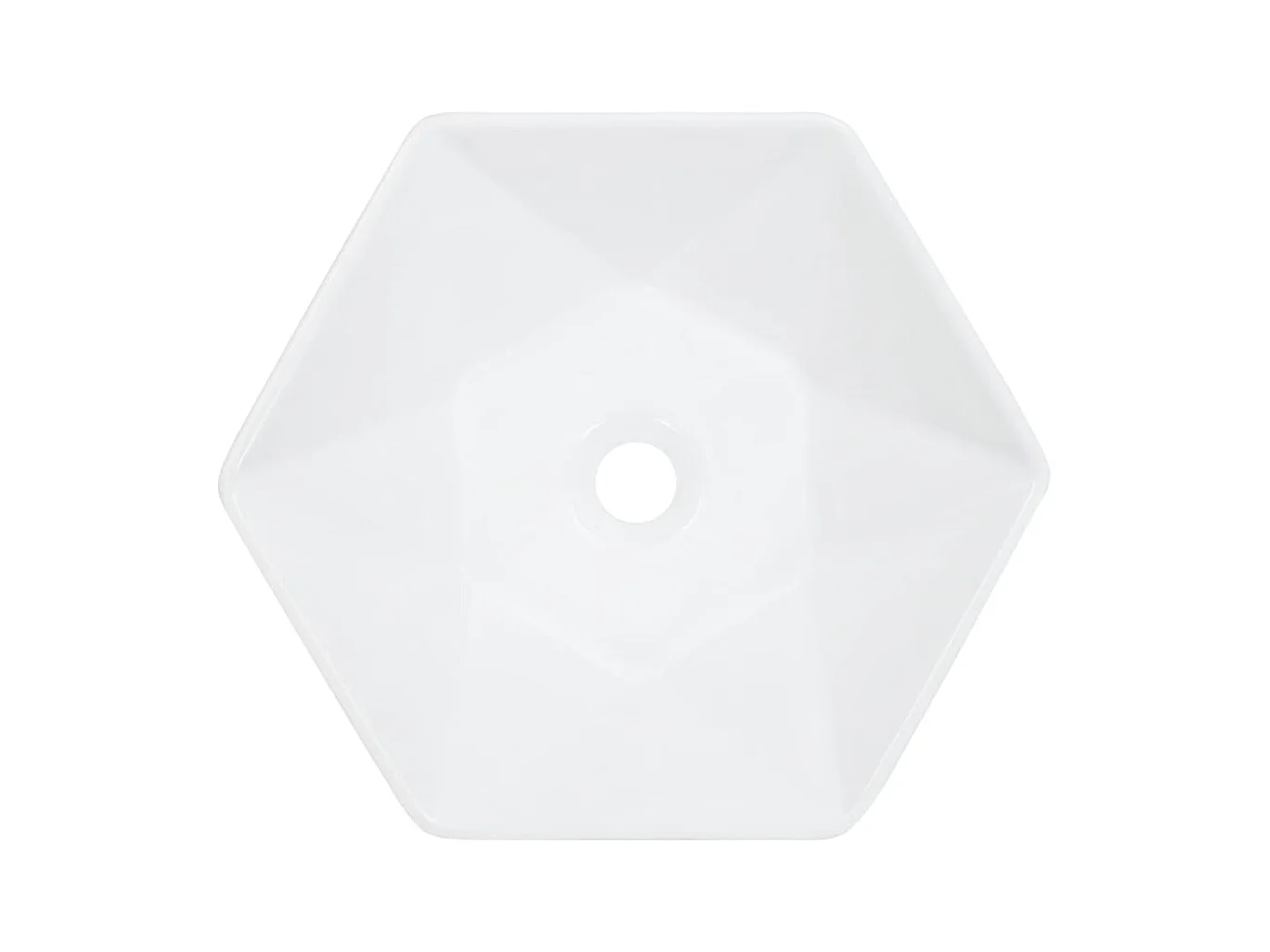 Lavabo salle de bain-Vasque à poser 41x36,5x12 cm Céramique Blanc