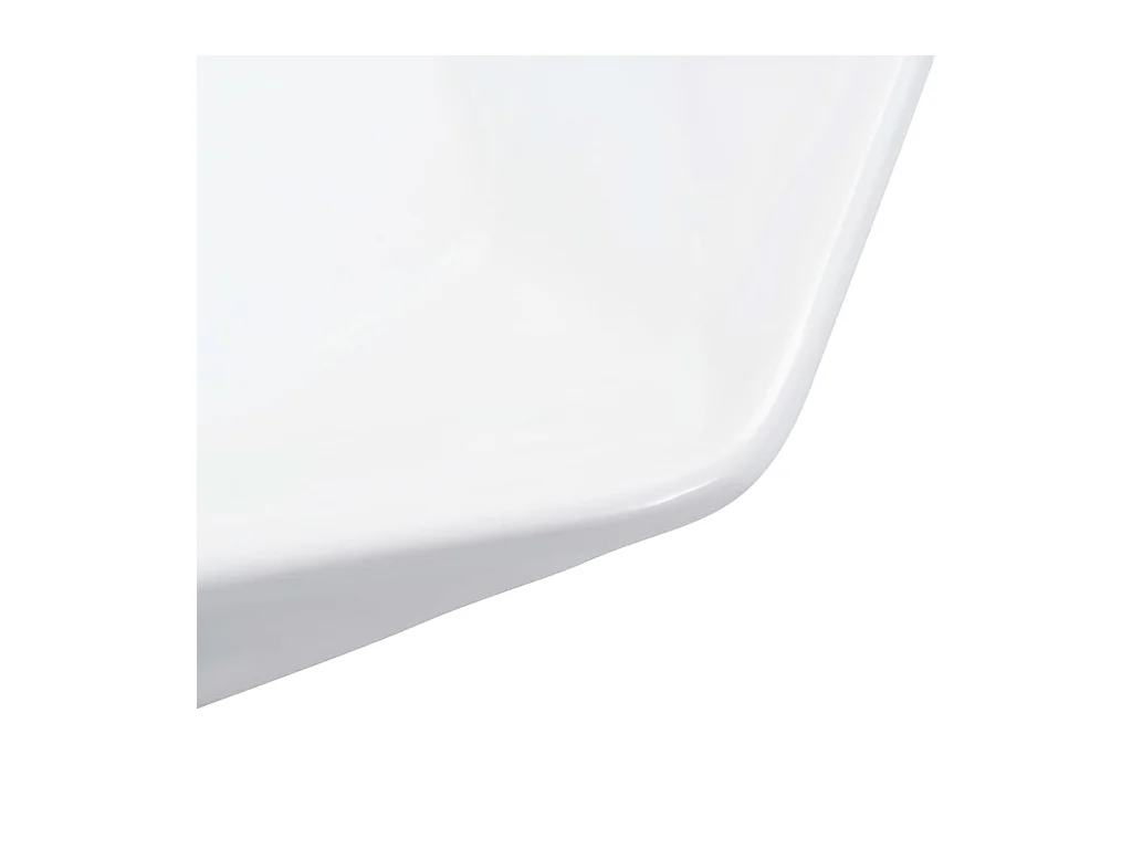 Lavabo salle de bain-Vasque à poser 41x36,5x12 cm Céramique Blanc