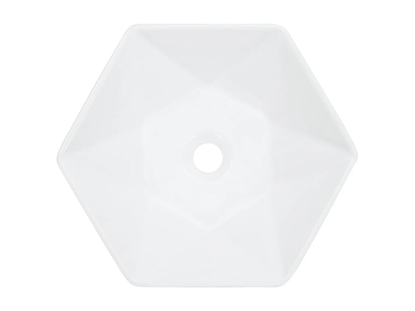 Lavabo salle de bain-Vasque à poser 41x36,5x12 cm Céramique Blanc