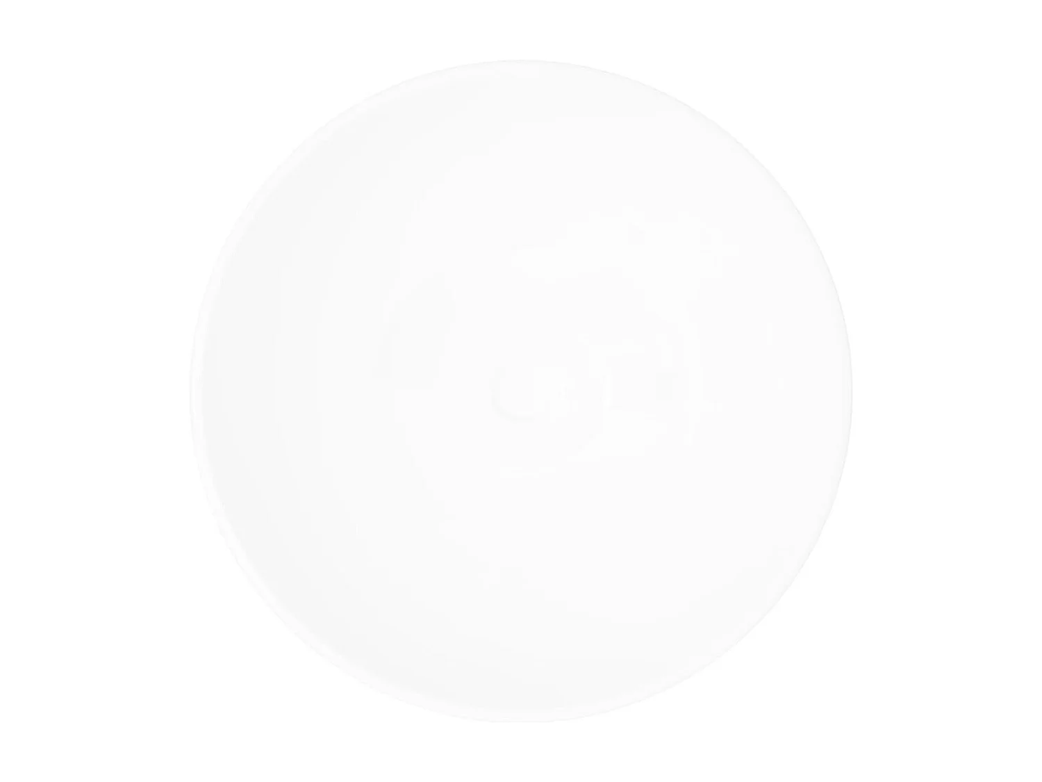 Lavabo salle de bain-Vasque à poser Céramique Rond Blanc