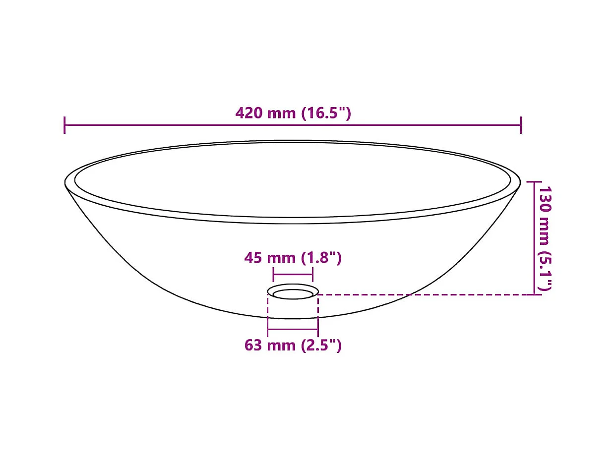 Lavabo salle de bain-Vasque à poser avec robinet et drain à poussoir Verre trempé
