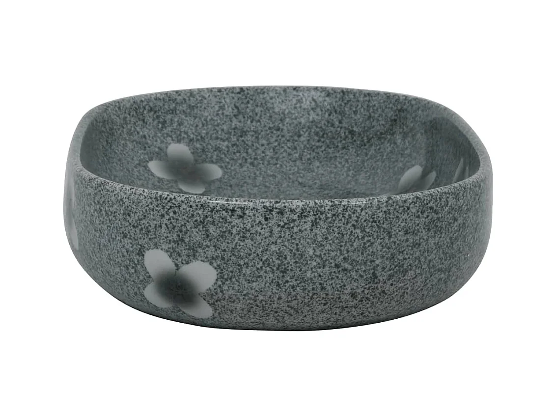 Vasque à poser Lavabo | Bac à laver bleu ovale 59x40x14 cm céramique