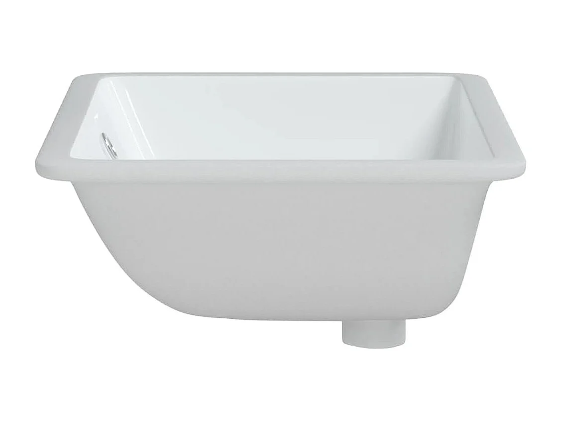 Vasque à poser Lavabo | Évier salle de bain blanc rectangulaire céramique