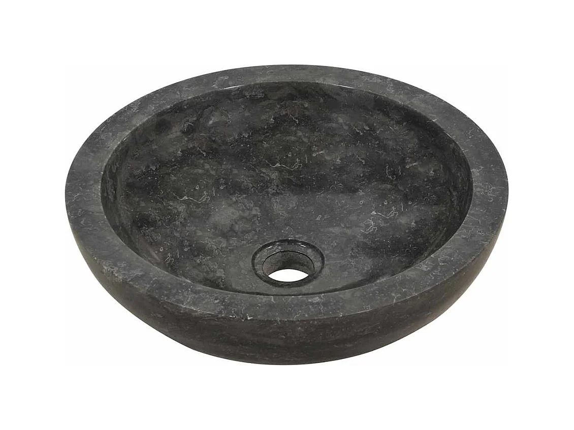 Lavabo | Évier de cuisine 40 x 12 cm Marbre Noir