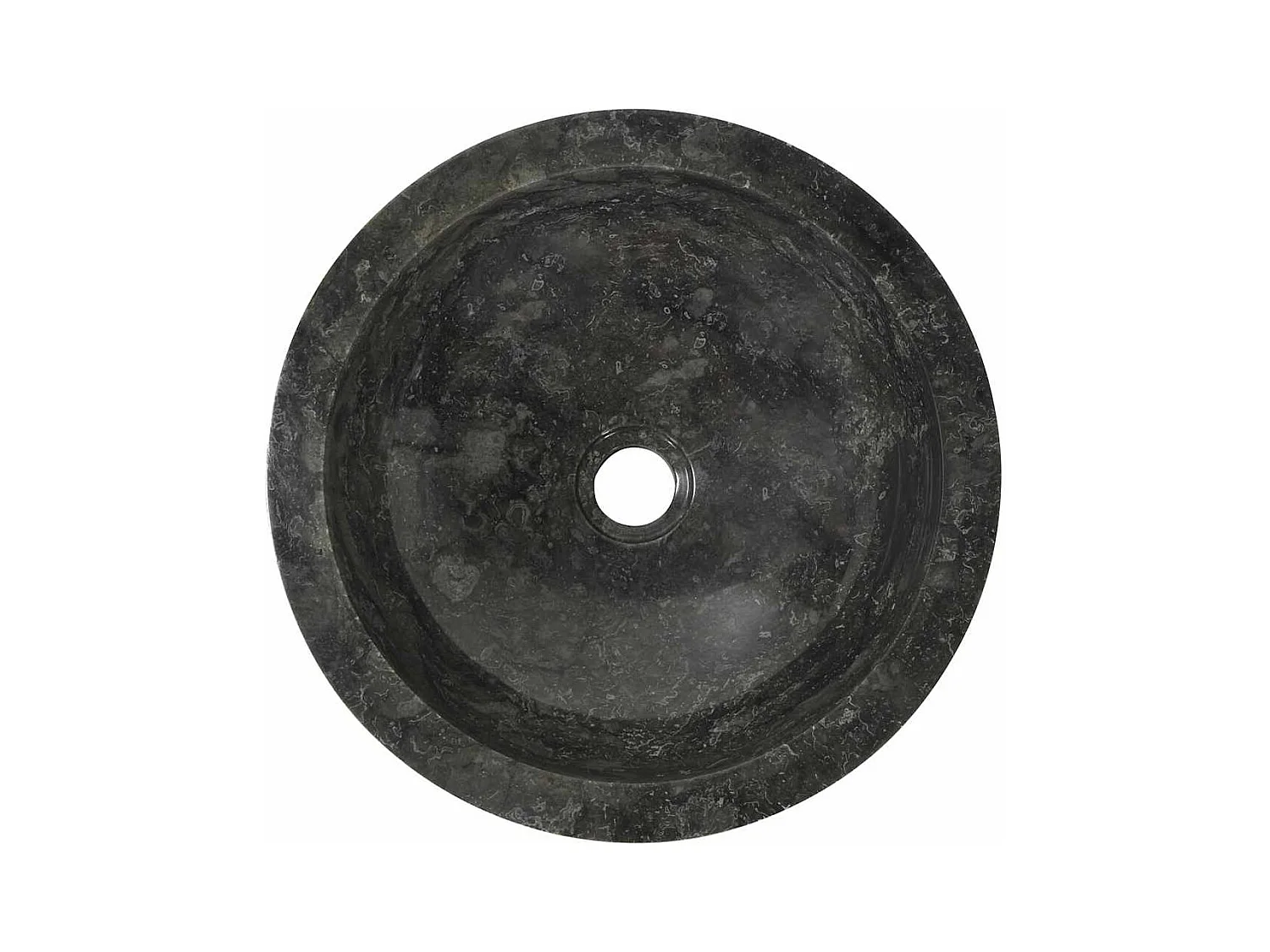 Lavabo | Évier de cuisine 40 x 12 cm Marbre Noir