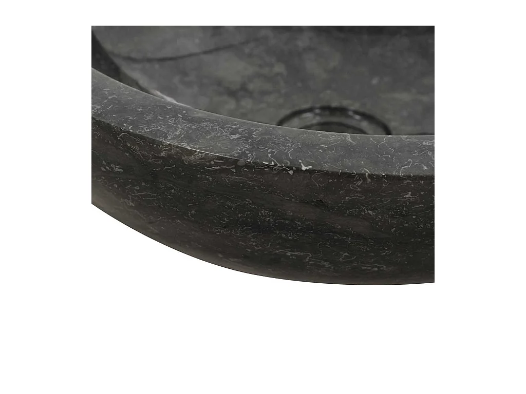 Lavabo | Évier de cuisine 40 x 12 cm Marbre Noir