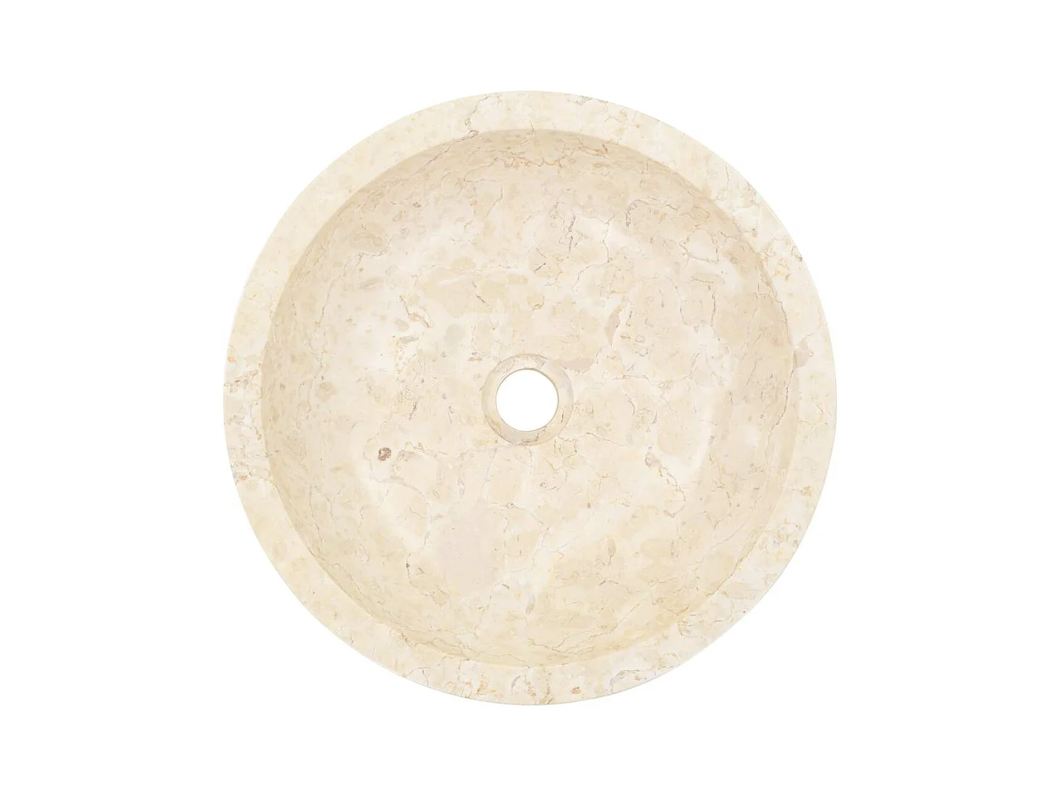 Lavabo | Évier de cuisine 40 x 12 cm Marbre Crème