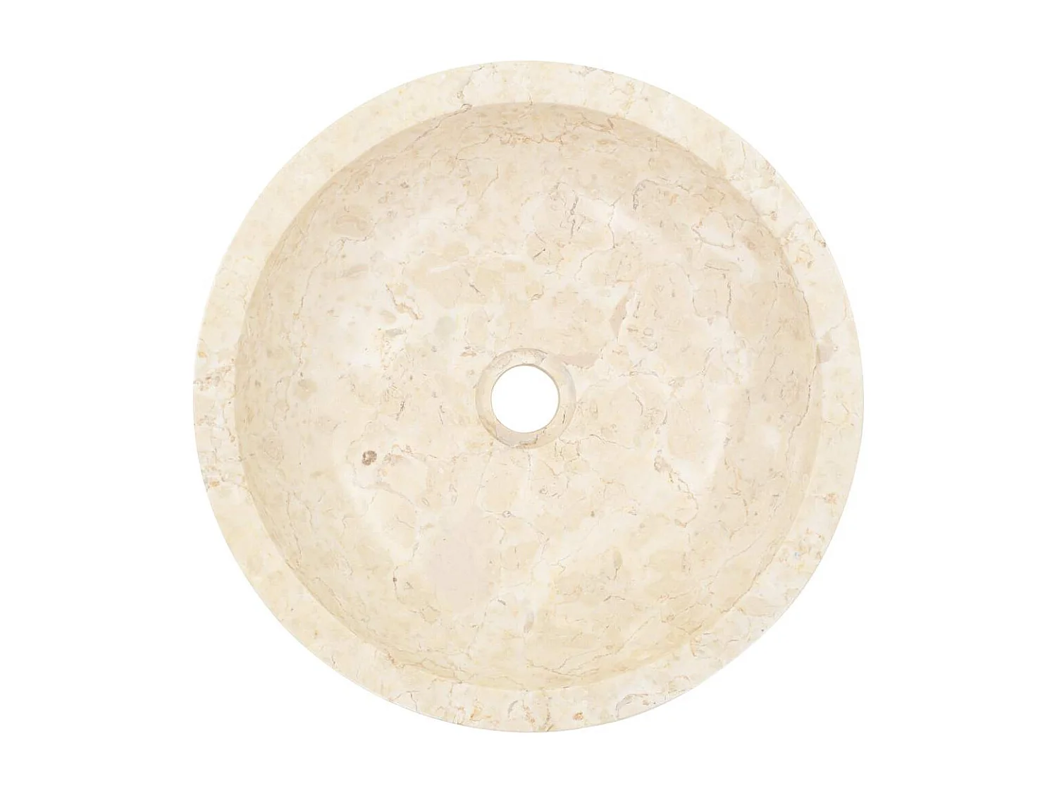 Lavabo | Évier de cuisine 40 x 12 cm Marbre Crème