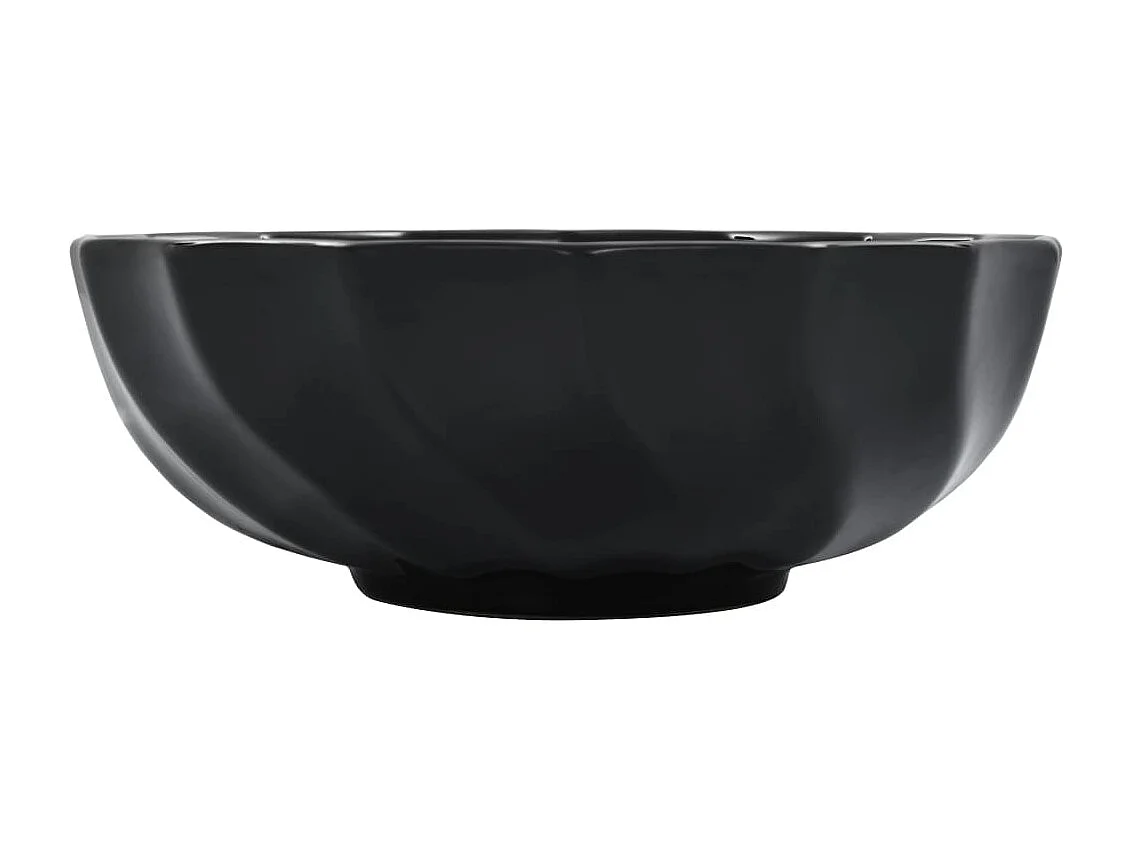 Lavabo salle de bain-Vasque à poser 46x17 cm Céramique Noir