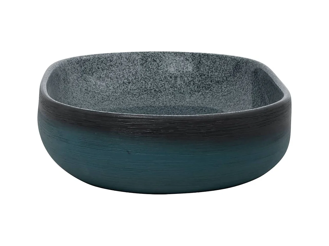 Vasque à poser Lavabo | Bac à laver turquoise ovale 59x40x14 cm céramique