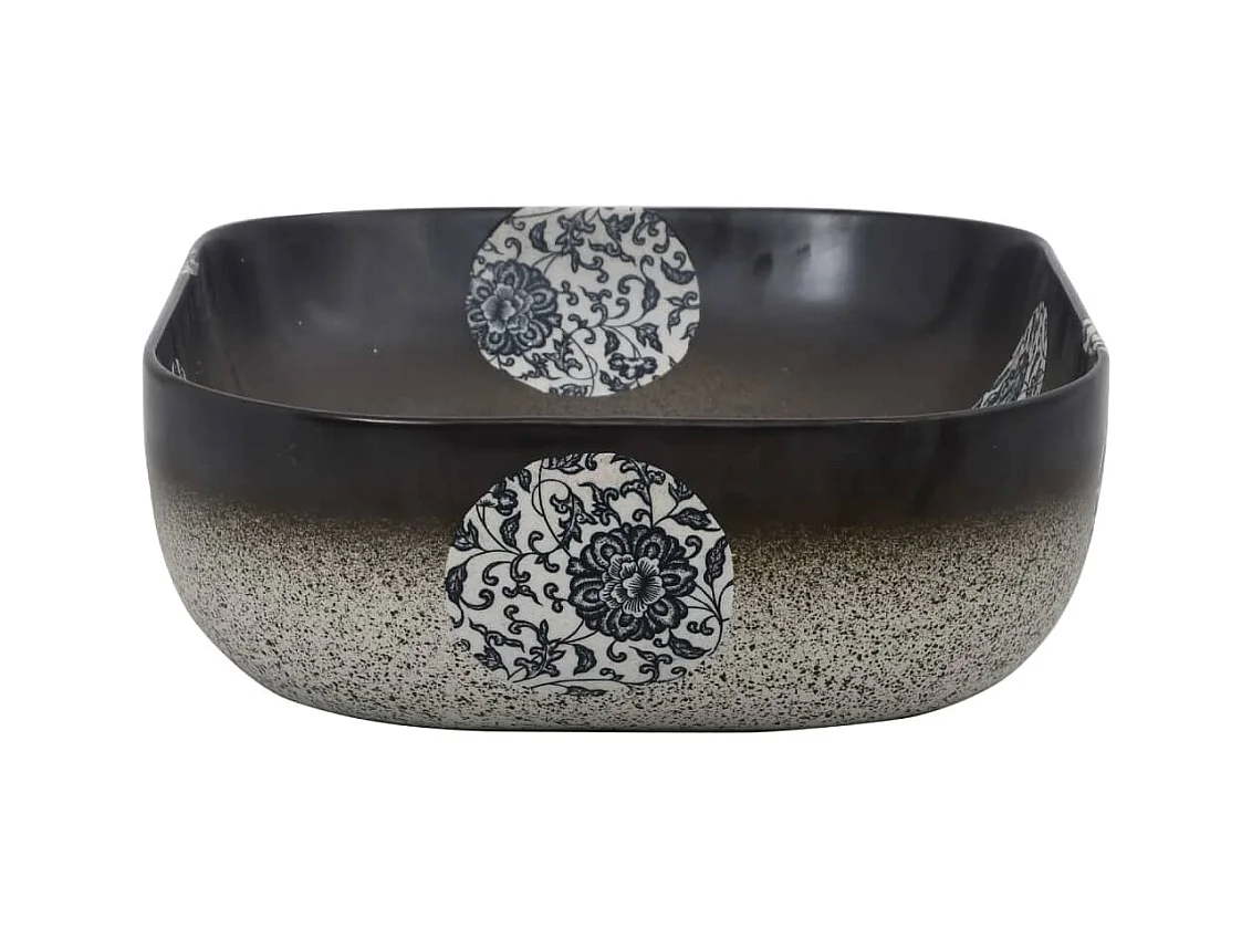 Vasque à poser Lavabo | Bac à laver multicolore rectangulaire céramique