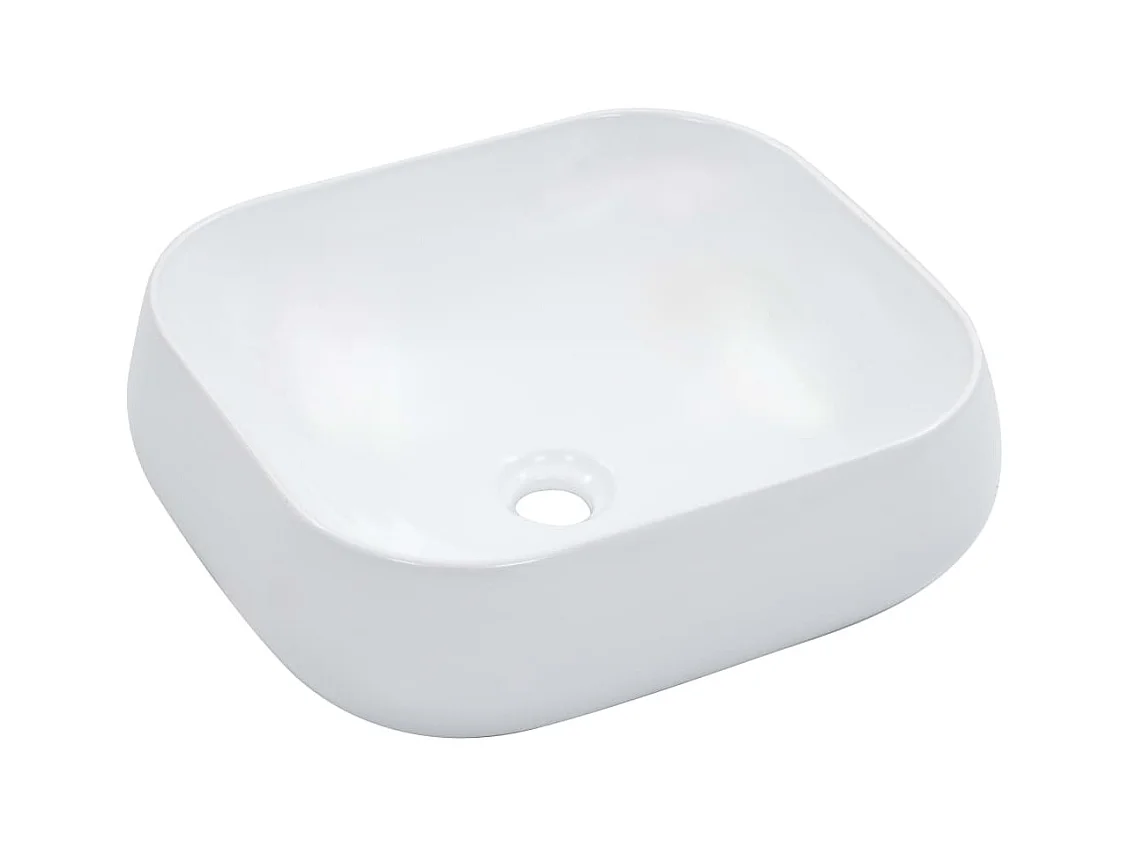Lavabo salle de bain-Vasque à poser 44,5 x 39,5 x 14,5 cm Céramique Blanc