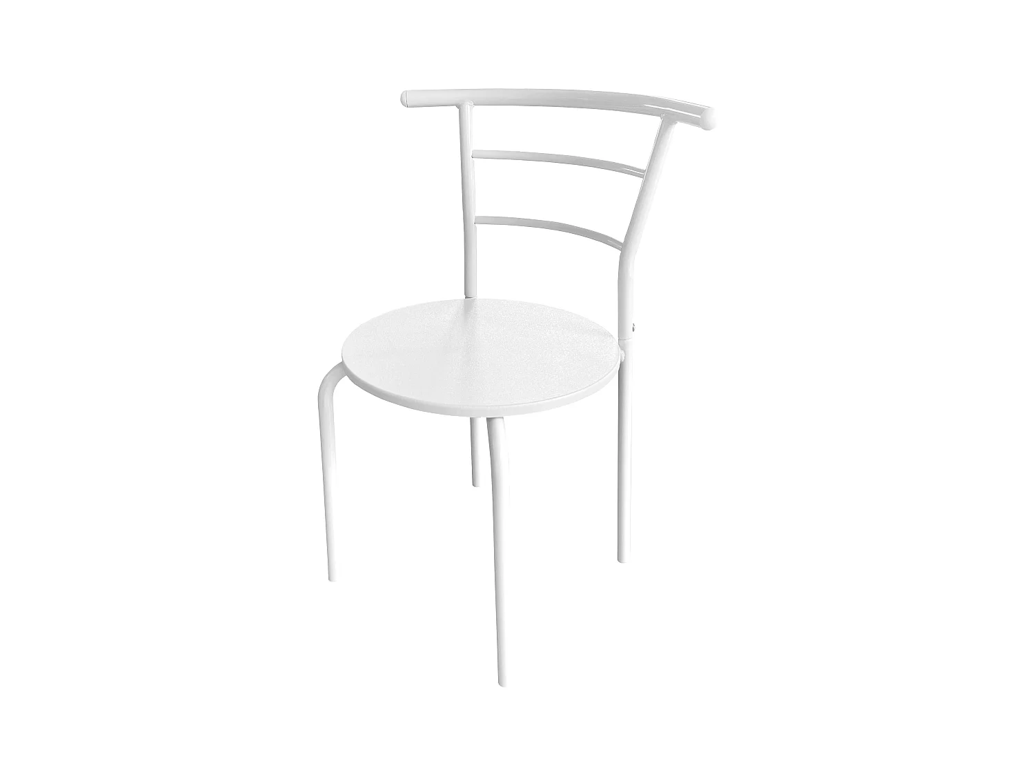 Table de cuisine extensible Butterfly et 2 chaises, blanc, 55-115 x 61 x 74 cm
