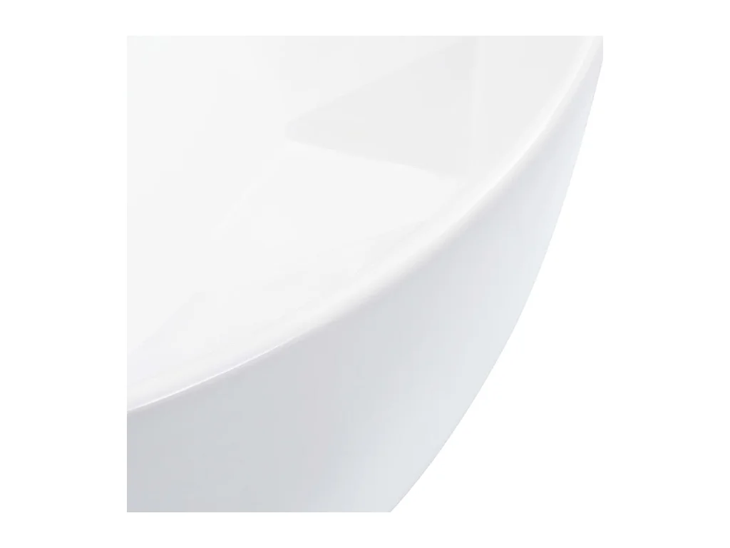 Lavabo salle de bain-Vasque à poser 36x14 cm Céramique Blanc