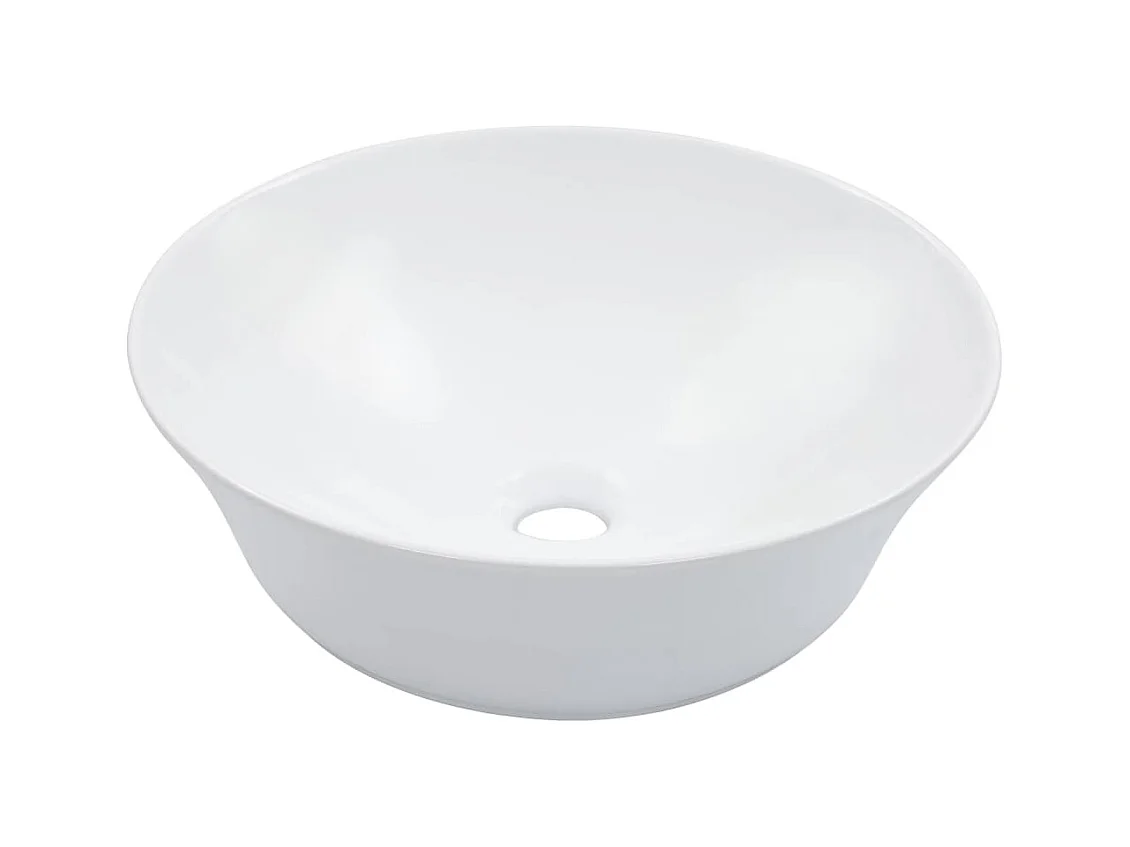 Lavabo salle de bain-Vasque à poser 41x12,5 cm Céramique Blanc