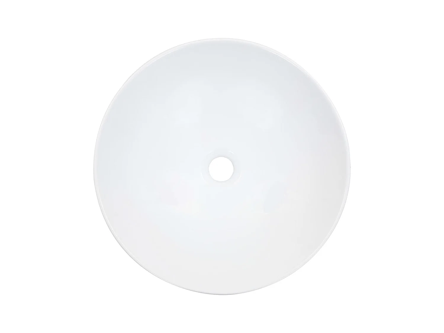 Lavabo salle de bain-Vasque à poser 41x12,5 cm Céramique Blanc