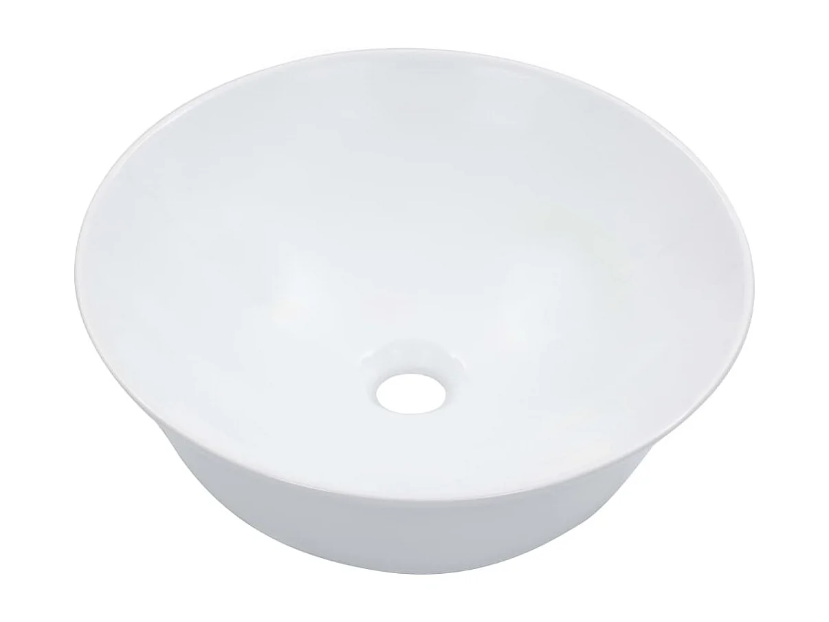 Lavabo salle de bain-Vasque à poser 41x12,5 cm Céramique Blanc