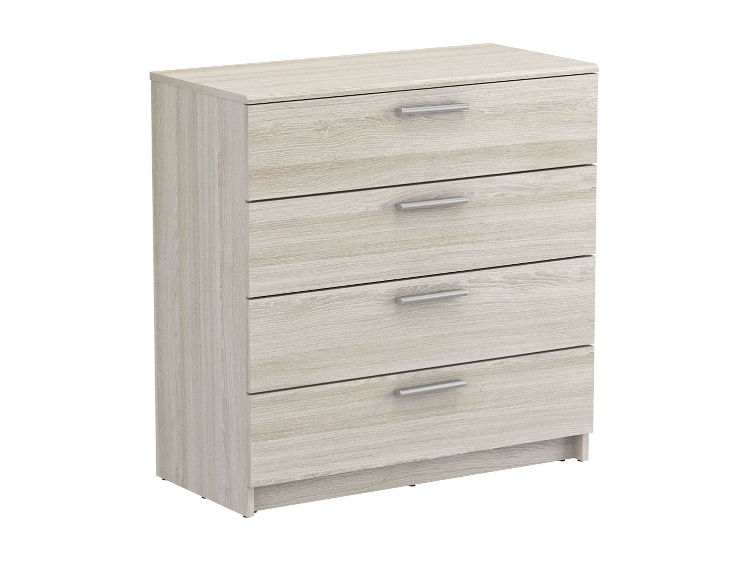 Commode Prins Shannon en chêne 81x80x38 cm Chambre